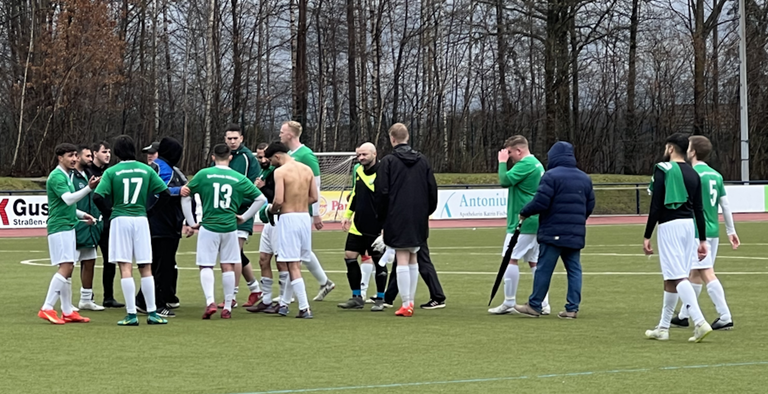 Nico Stettner rettet einen Punkt