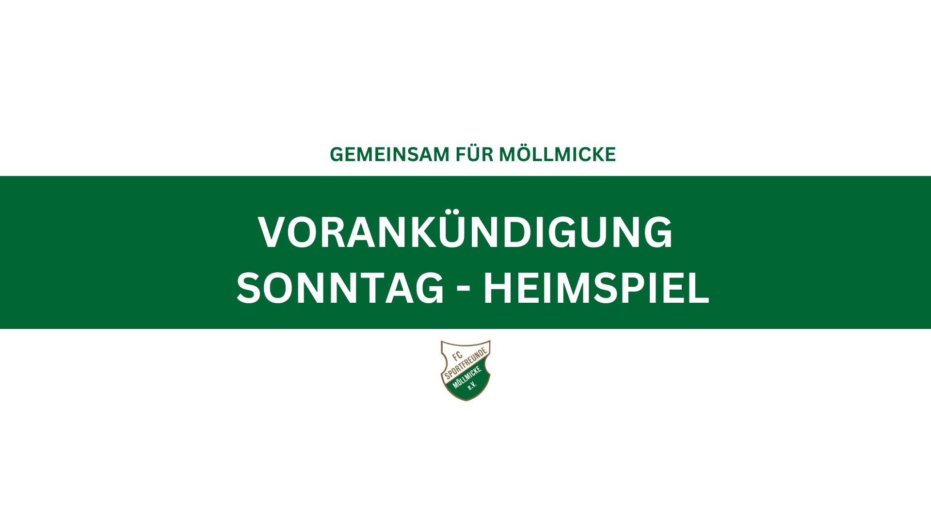 Heimspiel Sonntag am Schulzentrum
