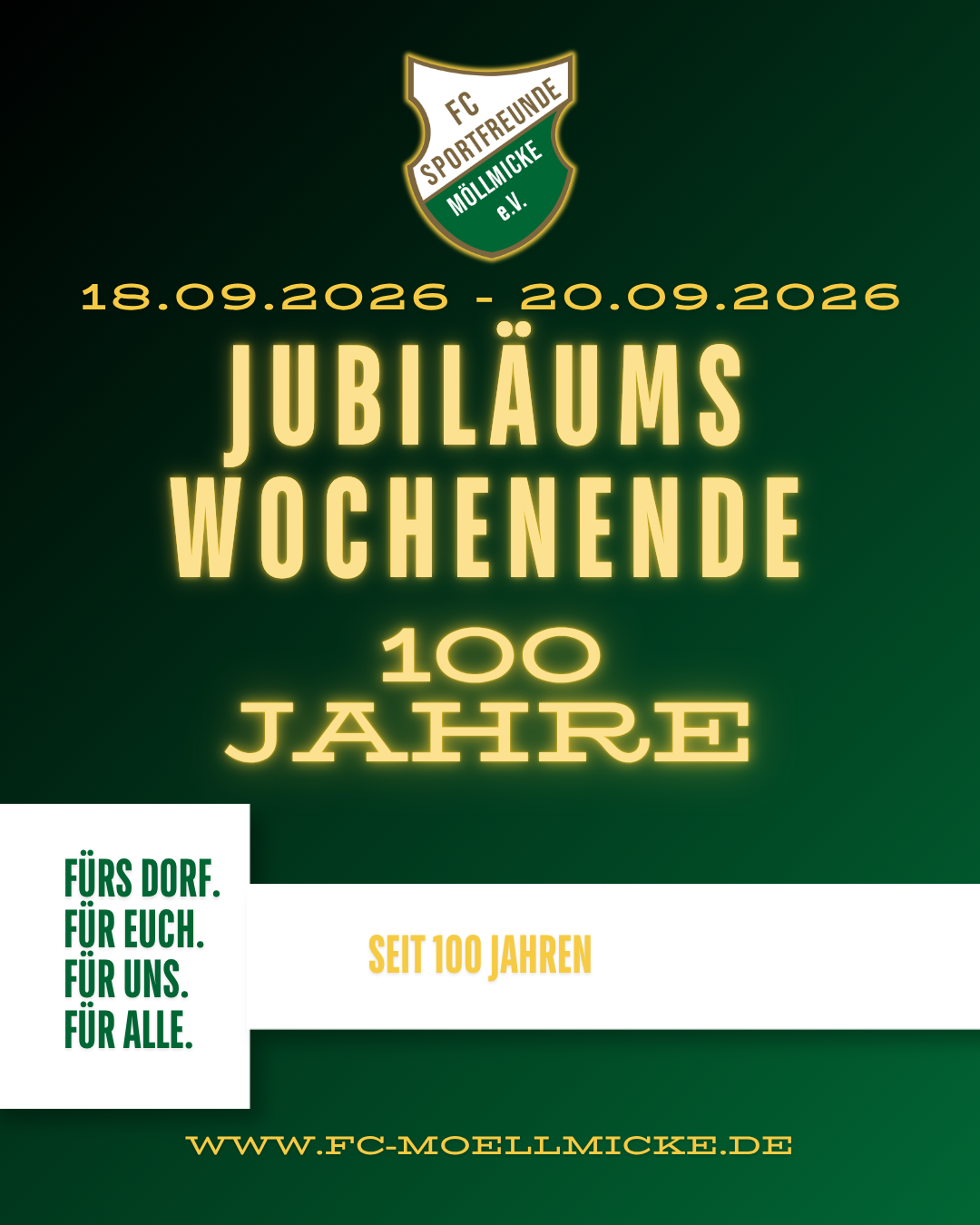 100 Jahre FC Sportfreunde Möllmicke!